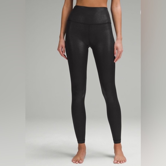 lululemon athletica Pants - Lululemon Wunder train HR Tight 28” Foil NEW WITH TAGS size 14